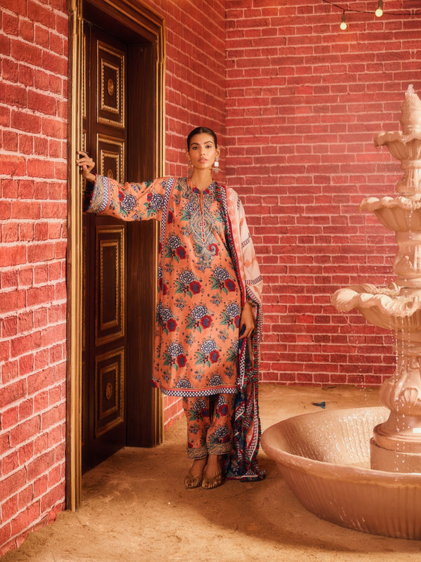 INAYA STRAIGHT LONG KURTA WITH PANT AND DUPATTA (SET OF 3)