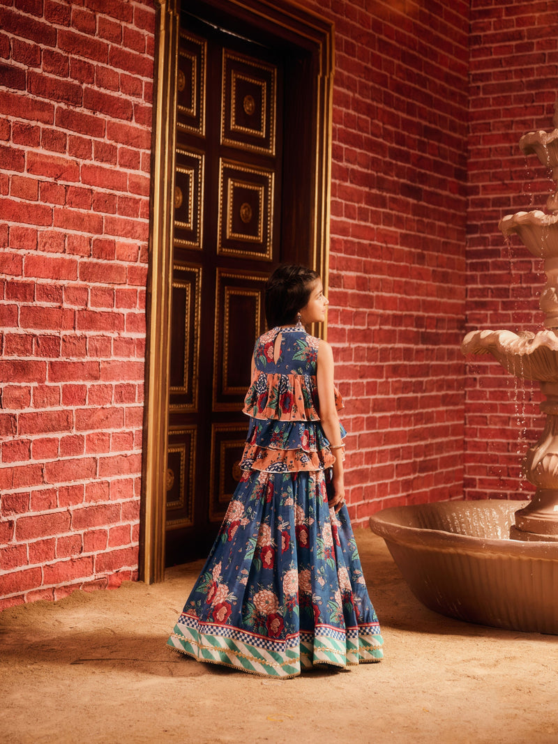 INAAYA RUFFLED TOP WITH LEHENGA (SET OF 2)