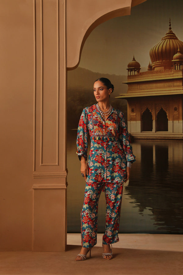 SAMEERA SHIRT AND PANT CO-ORD SET - SET OF 2