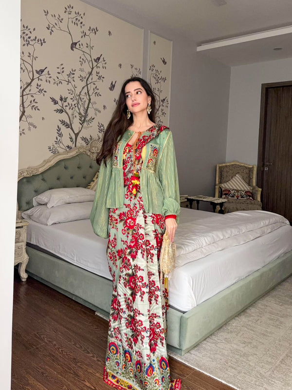 LAAL PHOOL SAREE (SET OF 3)