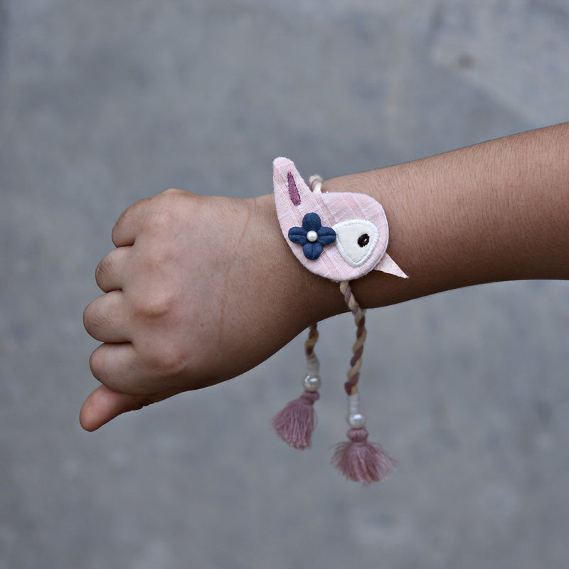 Pink Bird Kids Rakhi